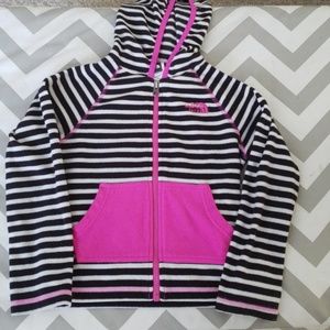 Girls size 5, North Face, zip up hoodie